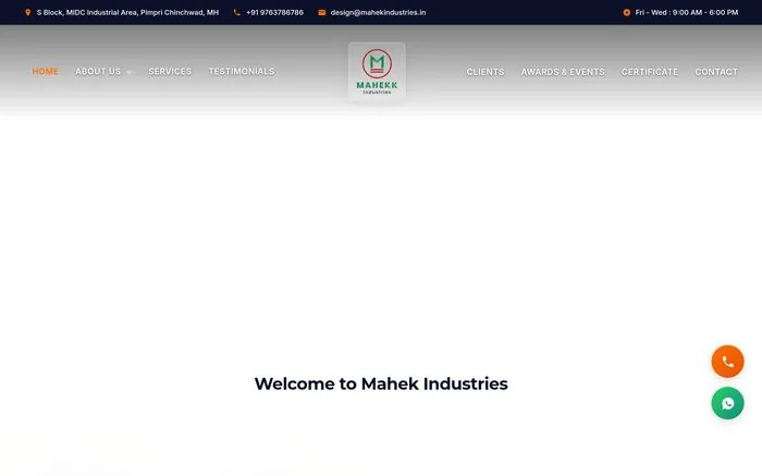 Mahek Industries India
